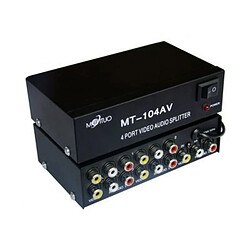 KALEA INFORATIQUE © - Splitter Audio Stereo et/ou Video Coposite 4