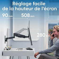 Acheter ONKRON Support Ecran PC Mural 13 - 34 Pouces, 8 kg, VESA 100x100,G150-B Noir