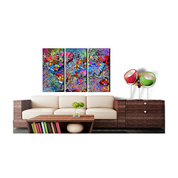 ARTGEIST Colourful Whirl Cork Map