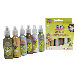 OZ INTERNATIONAL Set 6 Couleurs Diam's 3D