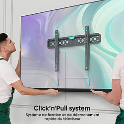 ONKRON Support Mural TV Fixe pour 43 - 85, 68 kg, VESA 75x75 - VESA 600x400, FM6-B pas cher