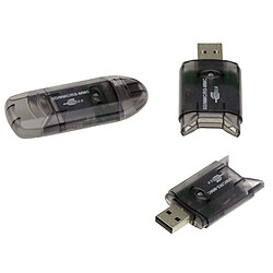 Kalea-Informatique Lecteur enregistreur USB 2.0 pour cartes SD MMC Lecteur de cartes SD/MMC - USB 2.0 - Plug and Play