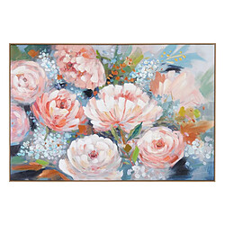 BigBuy Cadre Toile Fleurs - 120x80 cm