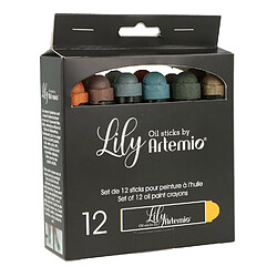Artemio 12 Crayons de Peinture à l'Huile
