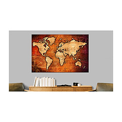 Artgeist Amber World Cork Map