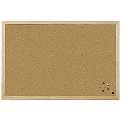 Bi-Office Tableau d'Affichage en Liège 800 x 600 mm