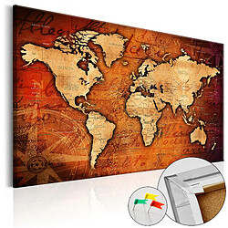 Artgeist Amber World Cork Map