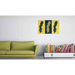 Paris Prix Tableau Carte Peinte de la Suède