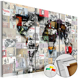 Artgeist Cork Map