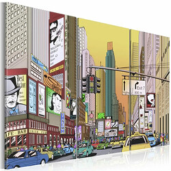 Paris Prix Tableau Cartoon City - 40 x 60 cm