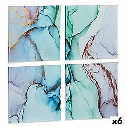 Gift Decor Marbre Bleu 35x35 (6 Unités)