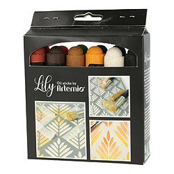 Artemio Crayons Peinture à l'Huile Couleurs Primaires 12 Pièces