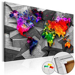 ARTGEIST Cubic World [Cork Map] - 120x80