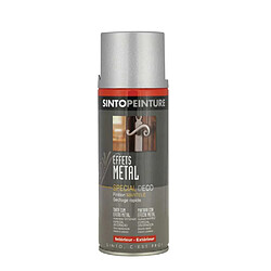 Sinto Peinture Aérosol Métal Argent Martelé 400 ml