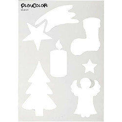 PlayColor Coffret 6 Gouaches Solides pour Verre pas cher