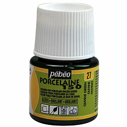 Pébéo Peinture porcelaine brillante - Olive - 45 ml