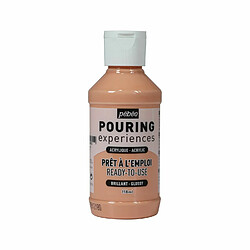 Pébéo Peinture pouring acrylique - Beige Rosé 118 ml