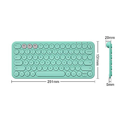 Clavier et souris Bluetooth - Rose