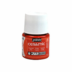 Pebeo Peinture céramique et multi-surfaces - Orange 45 ml
