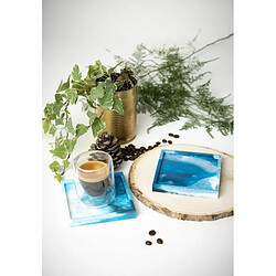 Pebeo moules carrés en silicone pour dessous de verre - 2 pièces