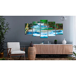Paris Prix Tableau Cascade Bleue à Kanchanaburi