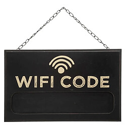Plaque de Porte Déco Wifi Code