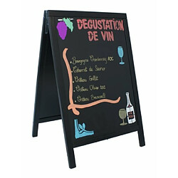 Avis SECURIT Tableau à craie chevalet - 55x85
