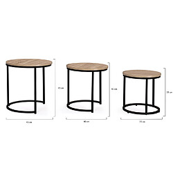 Idmarket market Tables Basses Gigognes DETROIT pas cher