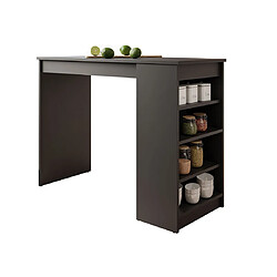 Bestmobilier Drazic Table Bar - Noir