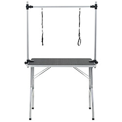 vidaXL Table ajustable chiens chats 2 potences