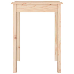 Acheter vidaXL Table à manger 55x55 cm - Bois pin