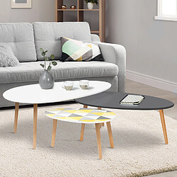 Idmarket MARKET Tables basses gigognes GIGI