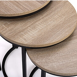 Acheter Idmarket market Tables Basses Gigognes DETROIT