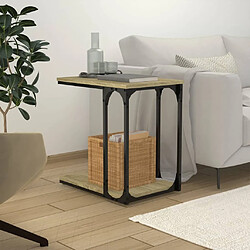 VIDAXL Table d'appoint chêne sonoma 50x35x52 cm