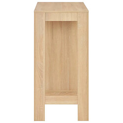 Acheter Helloshop26 Table haute mange-debout - Chêne