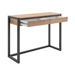 Mes Finori Table console Denver 44 chêne artisanal pas cher