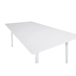 Venture home table à manger Polar - Blanc pas cher