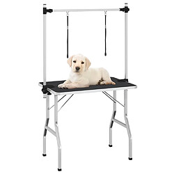 Avis vidaXL Table ajustable chiens chats 2 potences
