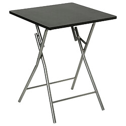 Atmosphera Table pliante Basic - Noir