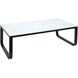 The Home Deco Factory Table Basse Marble Blanc