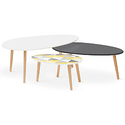 Idmarket MARKET Tables basses gigognes GIGI