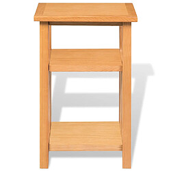 Acheter VidaXL Table d'appoint - Chêne massif