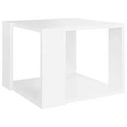 VidaXL Table basse - Blanc