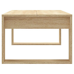 Acheter vidaXL Table basse chêne sonoma 102x50x35 cm bois d'ingénierie