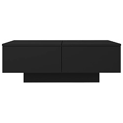 Avis VidaXL Table Basse Noir 90x60 cm