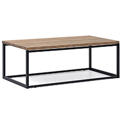 Ds Meubles Table basse Icub U. 60x100x43 cm. Noir