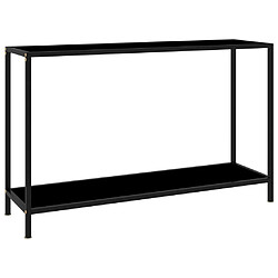 vidaXL Table console Noir 120 cm