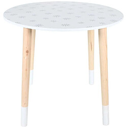 The Home Deco Factory Tables Gigognes Blanc Bois