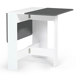 Acheter Idmarket market Table pliable EDI - Blanc/Gris
