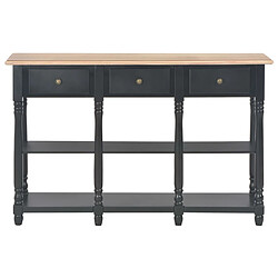 vidaXL Table console - Noir